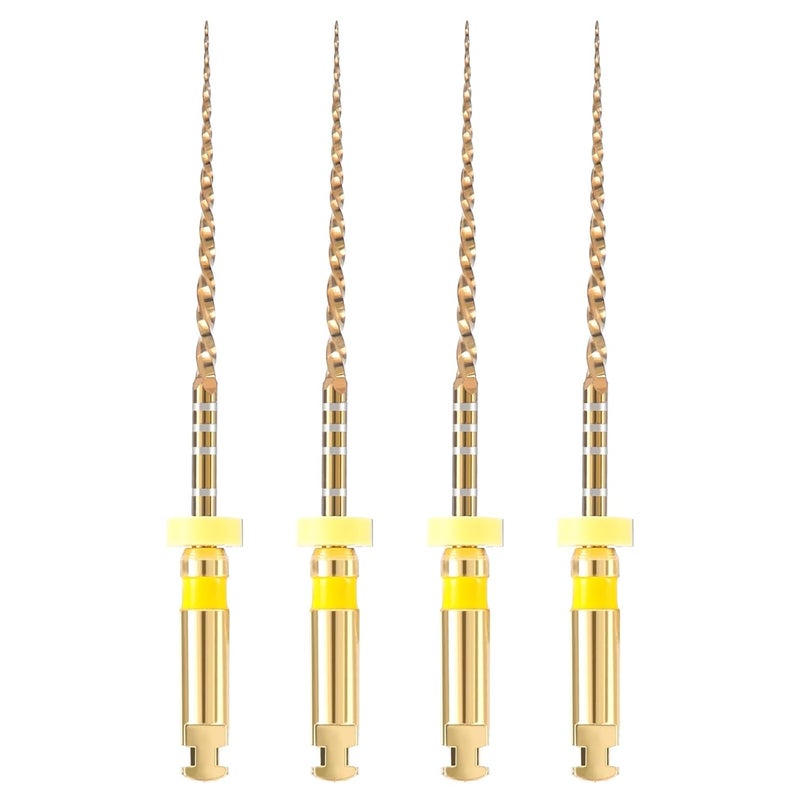 JMU Wave-G4 Files,Niti Rotary Files, #20/07(21mm),Reciprocating Rotation,Sequence Files, 4pcs/Pack - Image 1